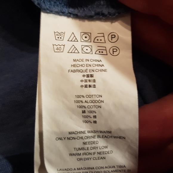 Michael Kors men's size Large blue polo shirt - Picture 3 of 4